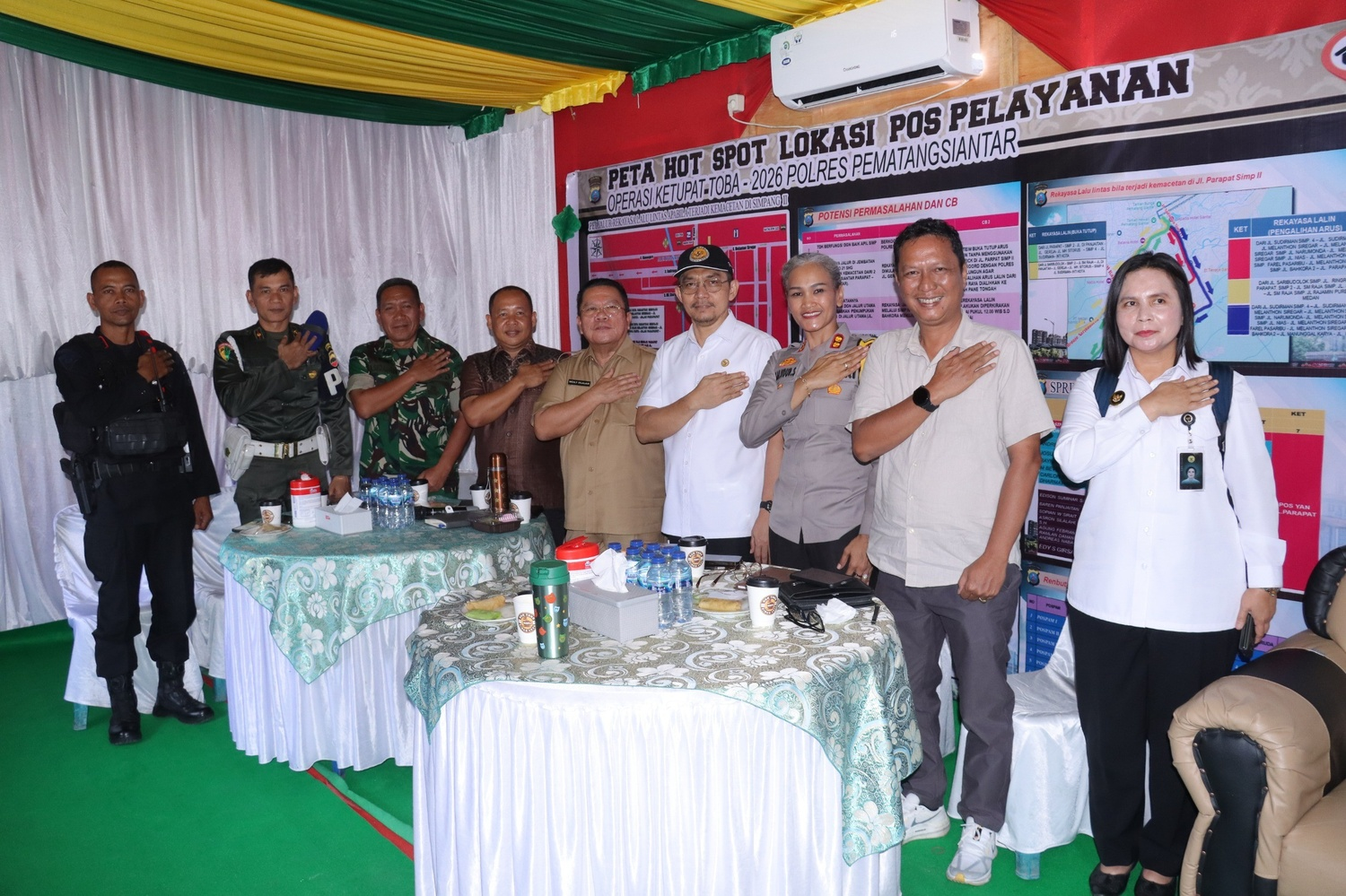 Ketua DPRD Pematangisantar Timbul Marganda Lingga Ikuti Vidcon Evaluasi Situasi Kamtibmas Idul Fitri