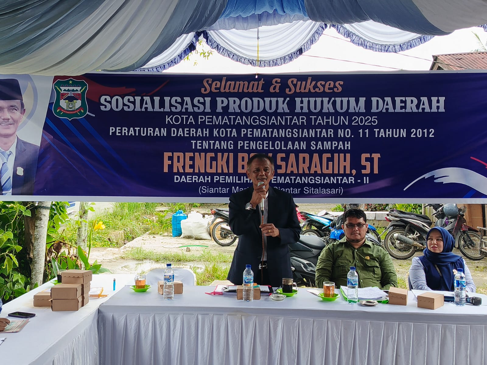 Wakil Ketua DPRD Siantar Frengki Boy Saragih Ajak Masyarakat Gurilla Peduli Sampah