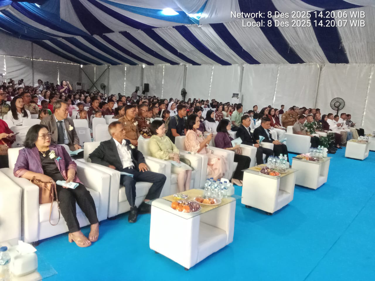 Wakil Ketua DPRD Siantar Frengki Boy Saragih Hadiri Natal Efarina Grup