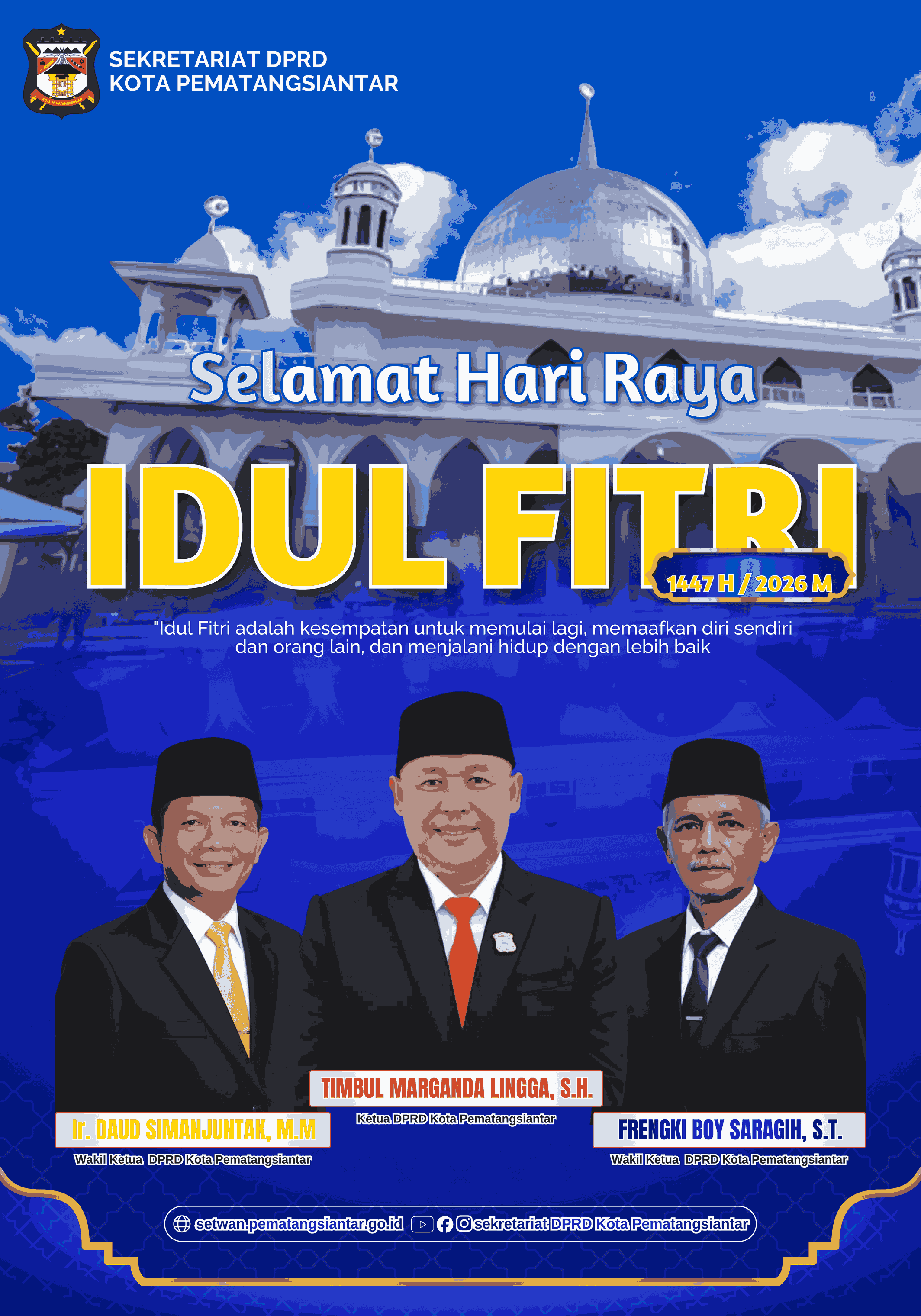 Selamat Hari Raya Idul Fitri 1447 H /2026 M