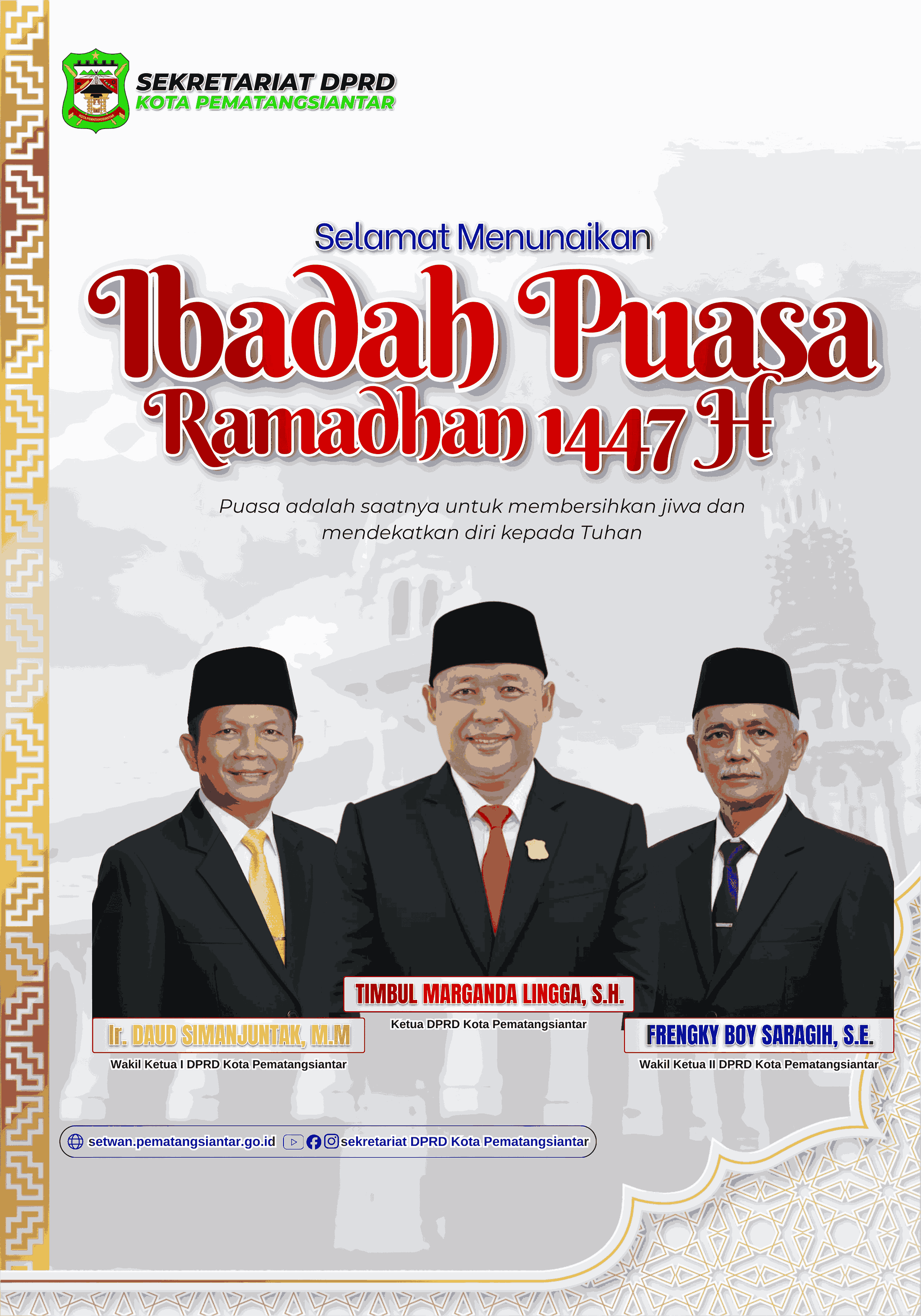 Ucapat Selamat Menunaikan Ibadah Puasa